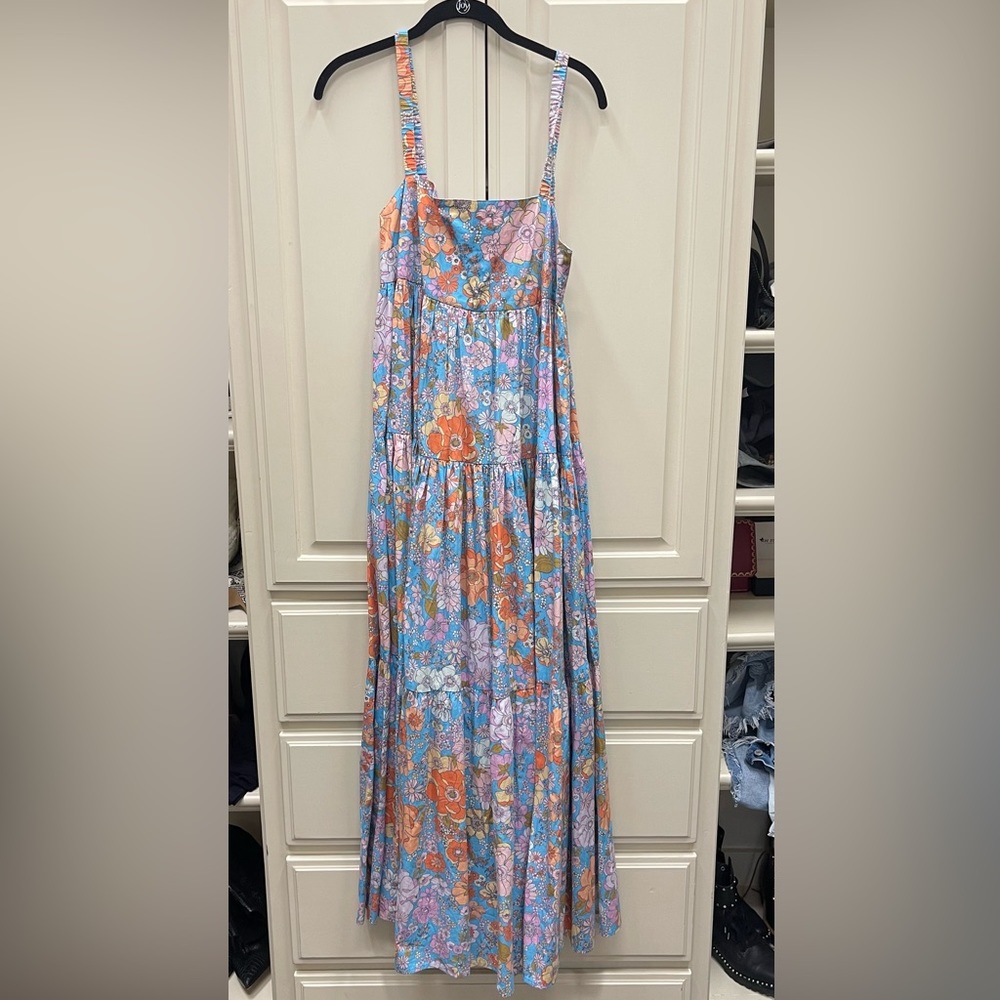 Free People Multi Colored Maxi Dress